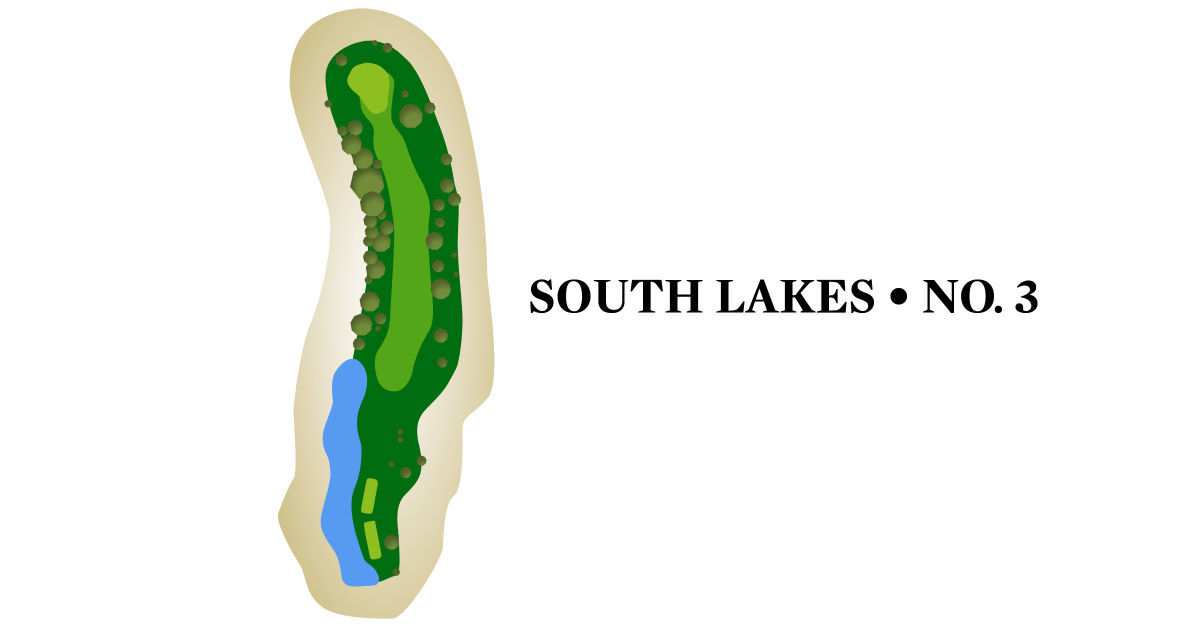 No. 3 at South Lakes (par-4, 337 yards)
